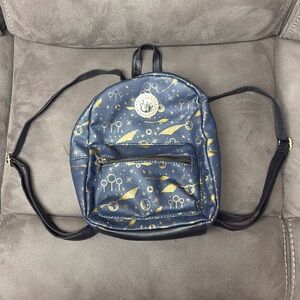 Harry Potter Navy & Gold Quidditch Mini Backpack
